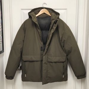 Winter Jacket size medium dark green